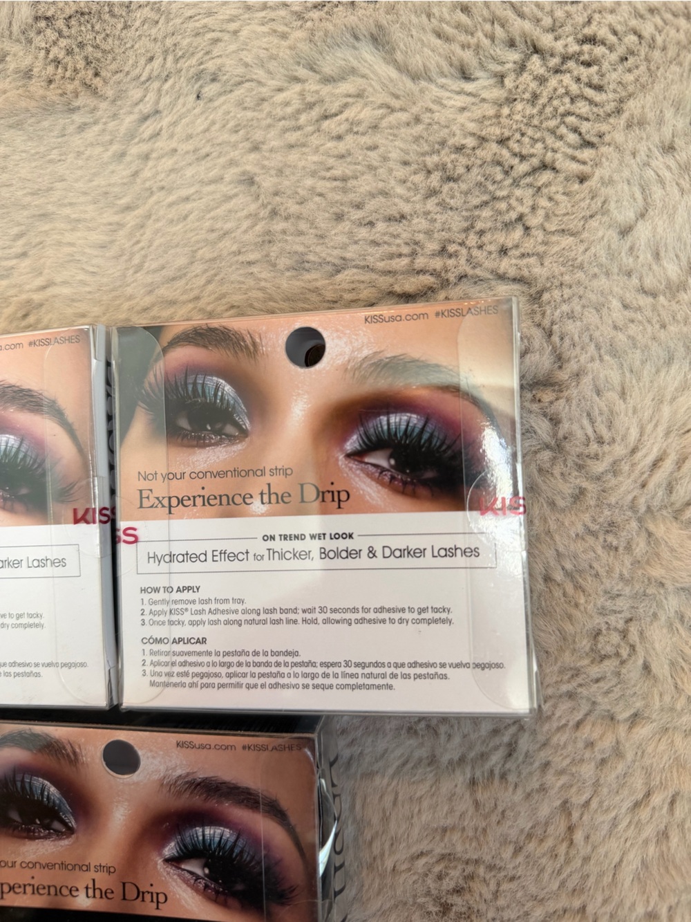 Lot of 3 Kiss Lash Drip Eye Lash 3D Effect With A Wet Drama - New In Packaging - Picture 8 of 8